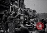 Standbild Winston und Lady Churchill besuchen bombardiert Bereich in Plymouth England Plymouth England, 1942, aus Sekunde 6 historischem Filmmaterial Videoclip 65675035709
