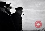 Standbild Winston und Lady Churchill besuchen bombardiert Bereich in Plymouth England Plymouth England, 1942, aus Sekunde 41 historischem Filmmaterial Videoclip 65675035709