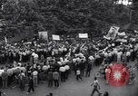 Image of Street demonstration protest march Tehran Iran, 1951, second 34 stock footage video 65675035717
