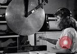 Image of Pendulum cutter and plastic products Long Island New York USA, 1945, second 4 stock footage video 65675035750