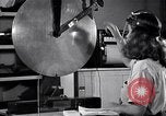Image of Pendulum cutter and plastic products Long Island New York USA, 1945, second 7 stock footage video 65675035750