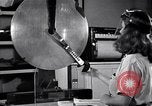 Image of Pendulum cutter and plastic products Long Island New York USA, 1945, second 9 stock footage video 65675035750