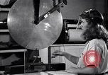 Image of Pendulum cutter and plastic products Long Island New York USA, 1945, second 15 stock footage video 65675035750