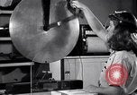 Image of Pendulum cutter and plastic products Long Island New York USA, 1945, second 16 stock footage video 65675035750