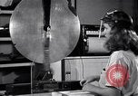 Image of Pendulum cutter and plastic products Long Island New York USA, 1945, second 17 stock footage video 65675035750