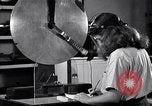Image of Pendulum cutter and plastic products Long Island New York USA, 1945, second 20 stock footage video 65675035750