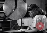 Image of Pendulum cutter and plastic products Long Island New York USA, 1945, second 21 stock footage video 65675035750