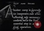 Image of Loggers working at camps Northern United States USA, 1920, second 9 stock footage video 65675035756