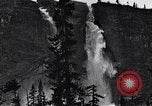 Image of waterfall and wild flowers United States USA, 1920, second 41 stock footage video 65675035759