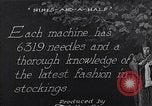 Image of machines and workers manufacturing cloth United States USA, 1920, second 4 stock footage video 65675035761