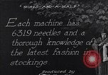 Image of machines and workers manufacturing cloth United States USA, 1920, second 5 stock footage video 65675035761