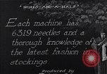 Image of machines and workers manufacturing cloth United States USA, 1920, second 7 stock footage video 65675035761