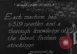 Image of machines and workers manufacturing cloth United States USA, 1920, second 8 stock footage video 65675035761