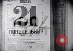 Standbild Vladimir Lenin stirbt Moskau Russland Sowjetunion, 1924, aus Sekunde 4 historischem Filmmaterial Videoclip 65675035767
