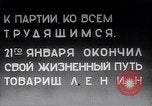 Standbild Vladimir Lenin stirbt Moskau Russland Sowjetunion, 1924, aus Sekunde 24 historischem Filmmaterial Videoclip 65675035767