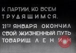 Standbild Vladimir Lenin stirbt Moskau Russland Sowjetunion, 1924, aus Sekunde 27 historischem Filmmaterial Videoclip 65675035767