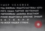 Standbild Vladimir Lenin stirbt Moskau Russland Sowjetunion, 1924, aus Sekunde 39 historischem Filmmaterial Videoclip 65675035767