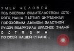 Standbild Vladimir Lenin stirbt Moskau Russland Sowjetunion, 1924, aus Sekunde 42 historischem Filmmaterial Videoclip 65675035767