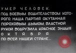 Standbild Vladimir Lenin stirbt Moskau Russland Sowjetunion, 1924, aus Sekunde 45 historischem Filmmaterial Videoclip 65675035767