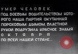 Standbild Vladimir Lenin stirbt Moskau Russland Sowjetunion, 1924, aus Sekunde 46 historischem Filmmaterial Videoclip 65675035767