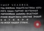 Standbild Vladimir Lenin stirbt Moskau Russland Sowjetunion, 1924, aus Sekunde 48 historischem Filmmaterial Videoclip 65675035767