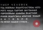 Standbild Vladimir Lenin stirbt Moskau Russland Sowjetunion, 1924, aus Sekunde 49 historischem Filmmaterial Videoclip 65675035767