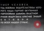 Standbild Vladimir Lenin stirbt Moskau Russland Sowjetunion, 1924, aus Sekunde 50 historischem Filmmaterial Videoclip 65675035767