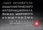 Standbild Lenins Beerdigung Moskau Russland Sowjetunion, 1924, aus Sekunde 5 historischem Filmmaterial Videoclip 65675035768