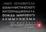 Standbild Lenins Beerdigung Moskau Russland Sowjetunion, 1924, aus Sekunde 6 historischem Filmmaterial Videoclip 65675035768
