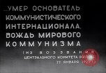 Standbild Lenins Beerdigung Moskau Russland Sowjetunion, 1924, aus Sekunde 7 historischem Filmmaterial Videoclip 65675035768