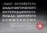 Standbild Lenins Beerdigung Moskau Russland Sowjetunion, 1924, aus Sekunde 9 historischem Filmmaterial Videoclip 65675035768