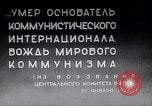 Standbild Lenins Beerdigung Moskau Russland Sowjetunion, 1924, aus Sekunde 10 historischem Filmmaterial Videoclip 65675035768