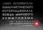 Standbild Lenins Beerdigung Moskau Russland Sowjetunion, 1924, aus Sekunde 12 historischem Filmmaterial Videoclip 65675035768