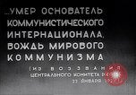 Standbild Lenins Beerdigung Moskau Russland Sowjetunion, 1924, aus Sekunde 13 historischem Filmmaterial Videoclip 65675035768