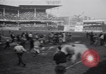 Image of Brooklyn Dodgers fans rush field Brooklyn New York City USA, 1942, second 25 stock footage video 65675035771