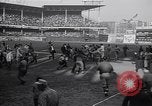 Image of Brooklyn Dodgers fans rush field Brooklyn New York City USA, 1942, second 26 stock footage video 65675035771