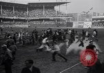 Image of Brooklyn Dodgers fans rush field Brooklyn New York City USA, 1942, second 28 stock footage video 65675035771