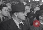Image of Brooklyn Dodgers fans rush field Brooklyn New York City USA, 1942, second 59 stock footage video 65675035771