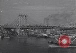 Image of George Washington Bridge New York United States USA, 1942, second 1 stock footage video 65675035772