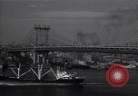 Image of George Washington Bridge New York United States USA, 1942, second 28 stock footage video 65675035772
