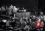 Image of Herbert Hoover addresses cheering crowd at Republican Convention Cleveland Ohio USA, 1936, second 1 stock footage video 65675035785