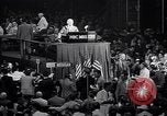 Image of Herbert Hoover addresses cheering crowd at Republican Convention Cleveland Ohio USA, 1936, second 6 stock footage video 65675035785