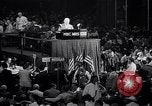 Image of Herbert Hoover addresses cheering crowd at Republican Convention Cleveland Ohio USA, 1936, second 11 stock footage video 65675035785