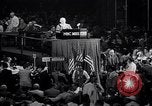 Image of Herbert Hoover addresses cheering crowd at Republican Convention Cleveland Ohio USA, 1936, second 12 stock footage video 65675035785