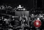 Image of Herbert Hoover addresses cheering crowd at Republican Convention Cleveland Ohio USA, 1936, second 14 stock footage video 65675035785