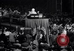Image of Herbert Hoover addresses cheering crowd at Republican Convention Cleveland Ohio USA, 1936, second 16 stock footage video 65675035785