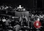 Image of Herbert Hoover addresses cheering crowd at Republican Convention Cleveland Ohio USA, 1936, second 18 stock footage video 65675035785