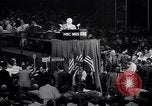 Image of Herbert Hoover addresses cheering crowd at Republican Convention Cleveland Ohio USA, 1936, second 19 stock footage video 65675035785