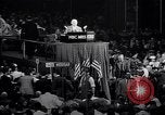 Image of Herbert Hoover addresses cheering crowd at Republican Convention Cleveland Ohio USA, 1936, second 21 stock footage video 65675035785