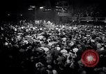 Image of Herbert Hoover addresses cheering crowd at Republican Convention Cleveland Ohio USA, 1936, second 28 stock footage video 65675035785